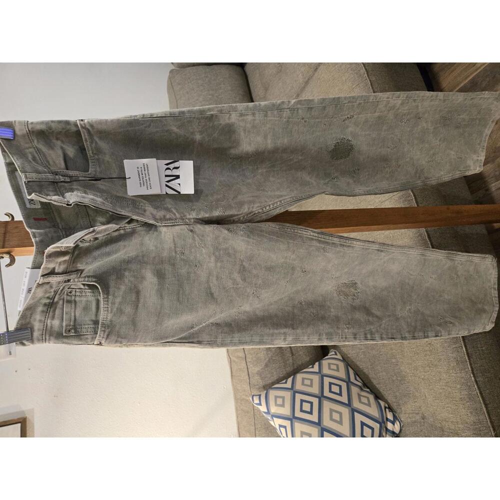 ZARA Women's Distressed Jeans, Size EUR 32 / USA 0